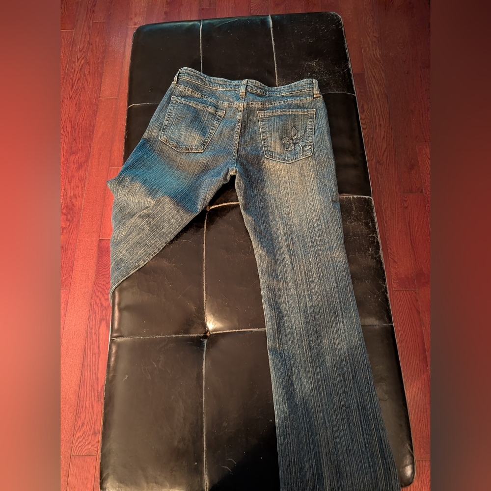 Vintage Tommy Hilfiger Women's Dark Blue Boot Cut Jeans